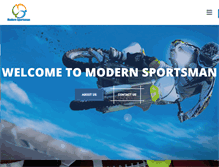 Tablet Screenshot of modernsportsman.com